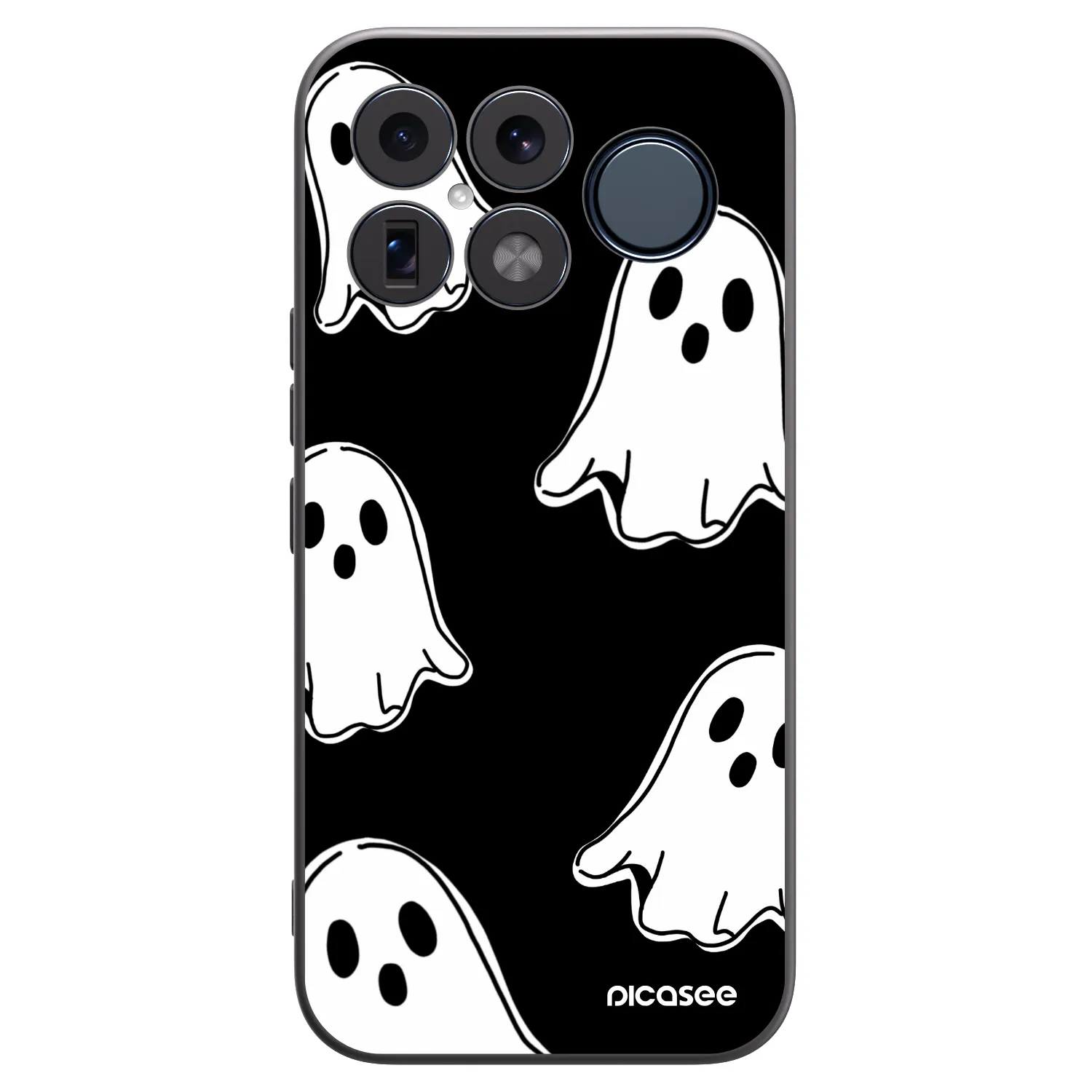 Picasee crna silikonska maskica za Xiaomi Poco F8 Ultra - Black ghosts