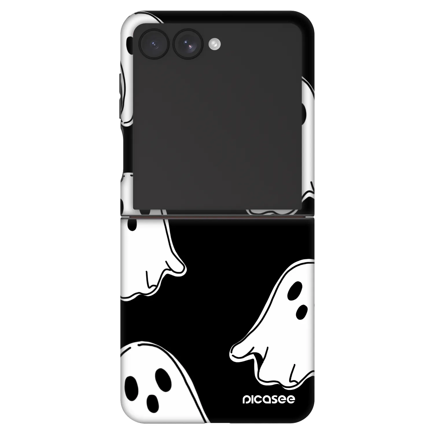 Picasee Fashion Case za Samsung Galaxy Z Flip7 5G - Black ghosts