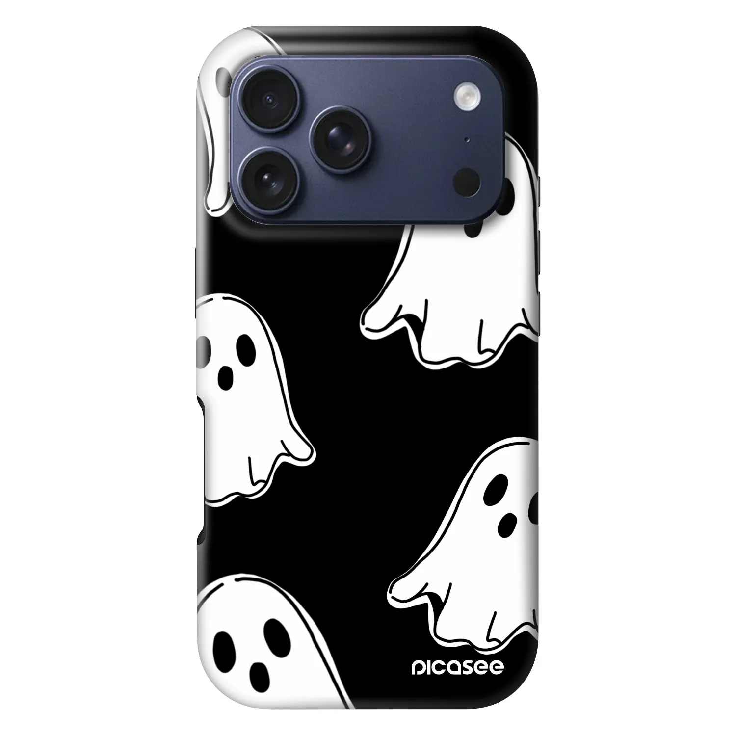 Picasee Fashion Case MagSafe za Apple iPhone 18 Pro - Black ghosts