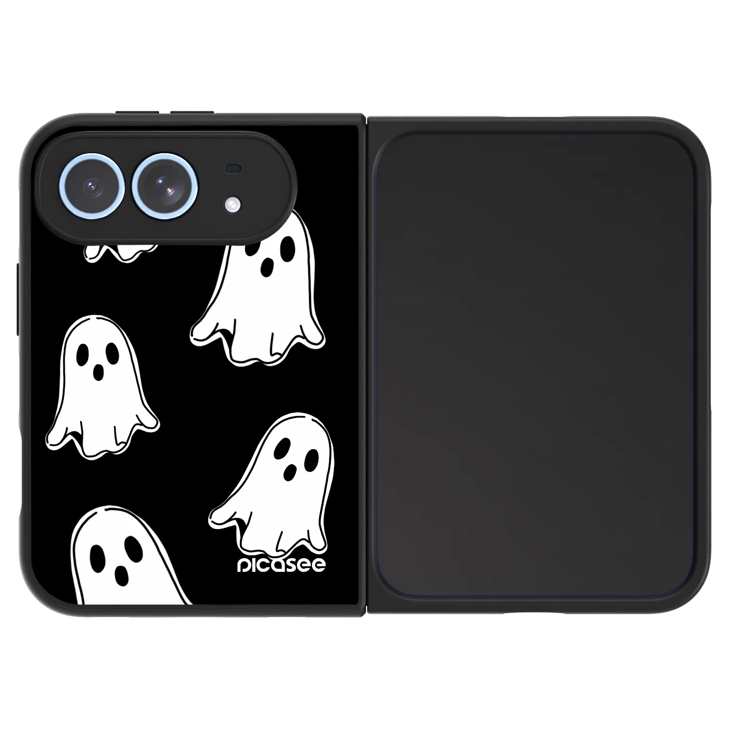 Picasee ULTIMATE CASE MagSafe za Apple iPhone Duo - Black ghosts