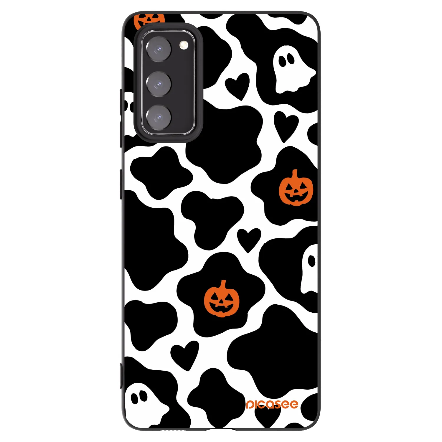 Picasee crna silikonska maskica za Samsung Galaxy S20 FE - Boow