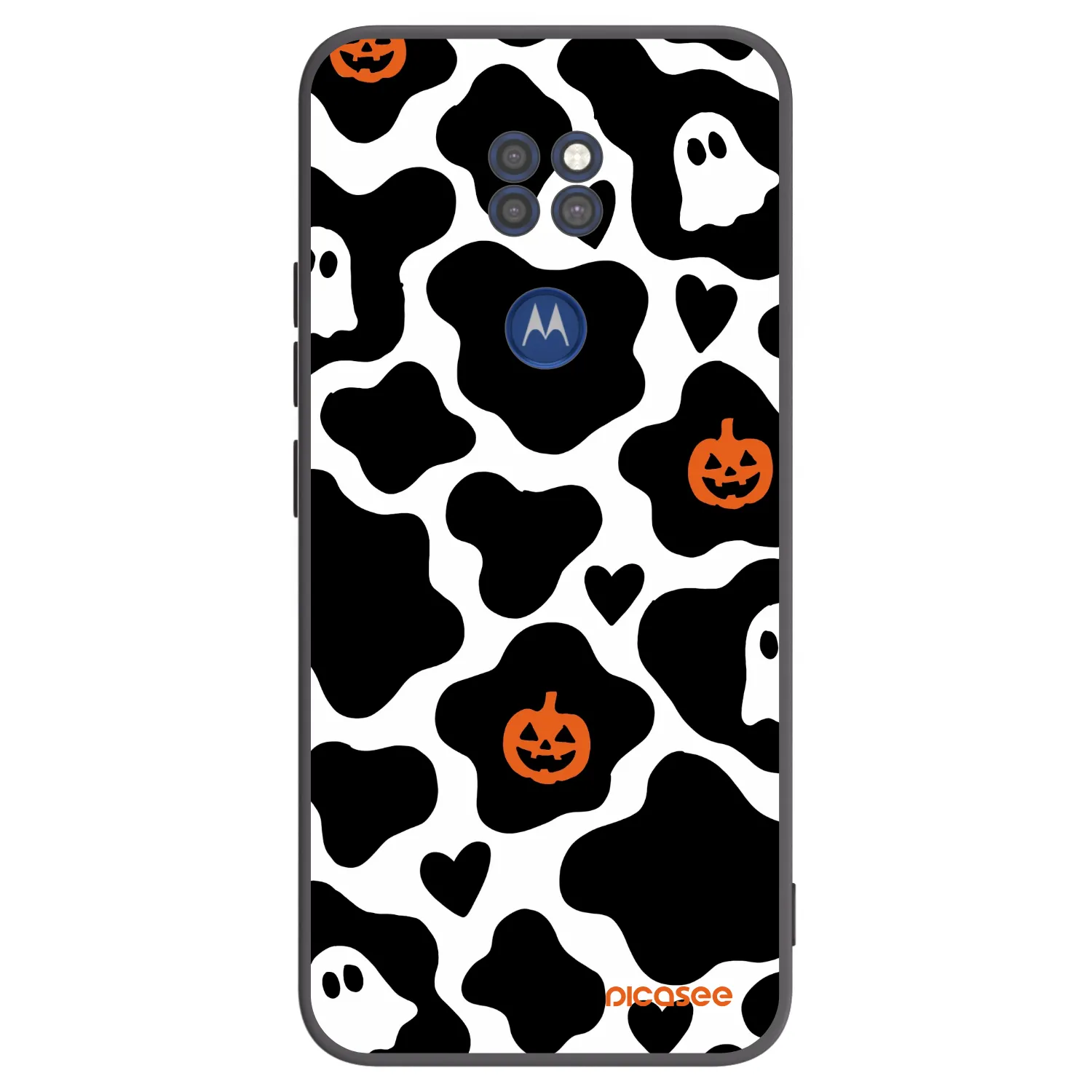 Picasee crna silikonska maskica za Motorola Moto G9 Play - Boow