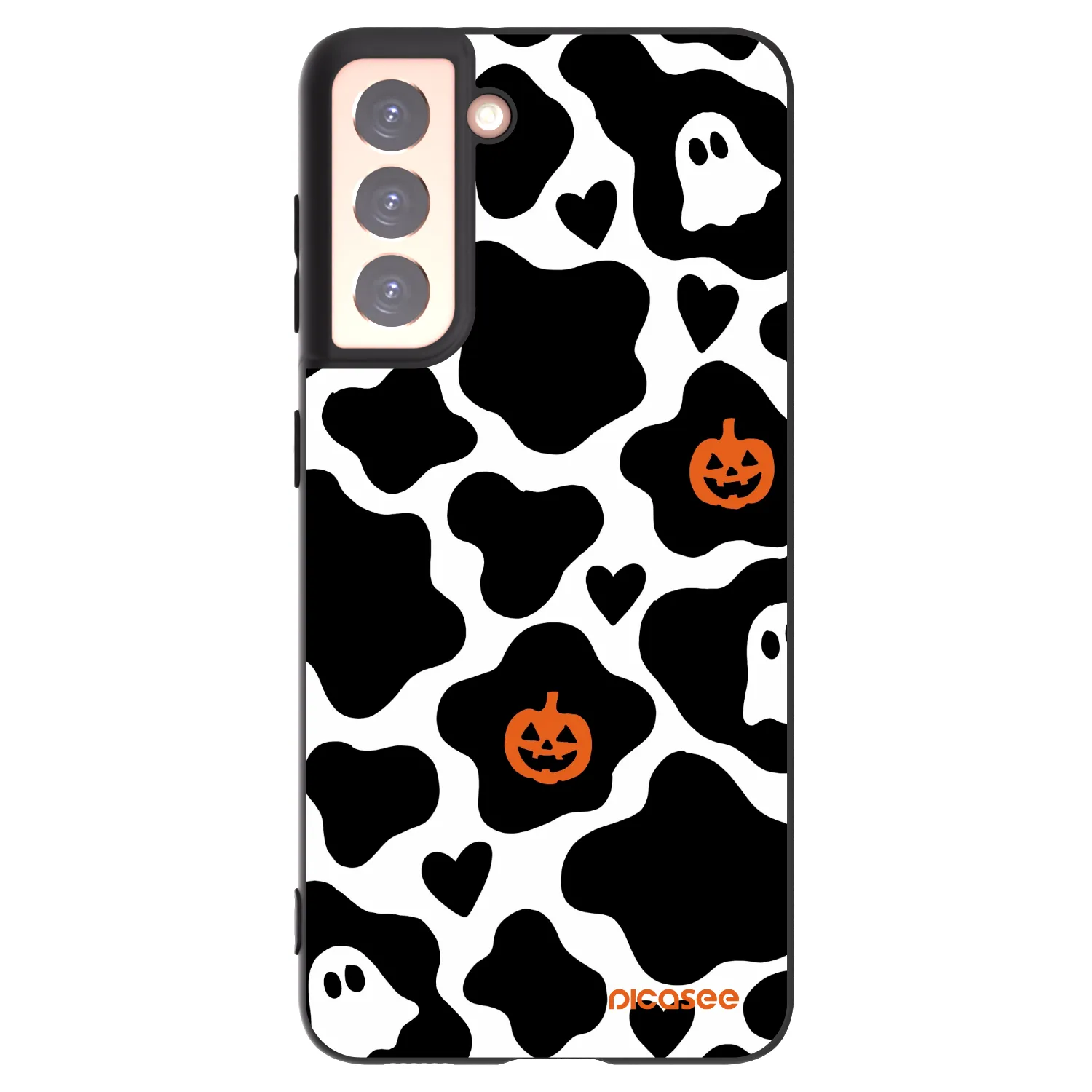 Picasee crna silikonska maskica za Samsung Galaxy S21 5G G991B - Boow