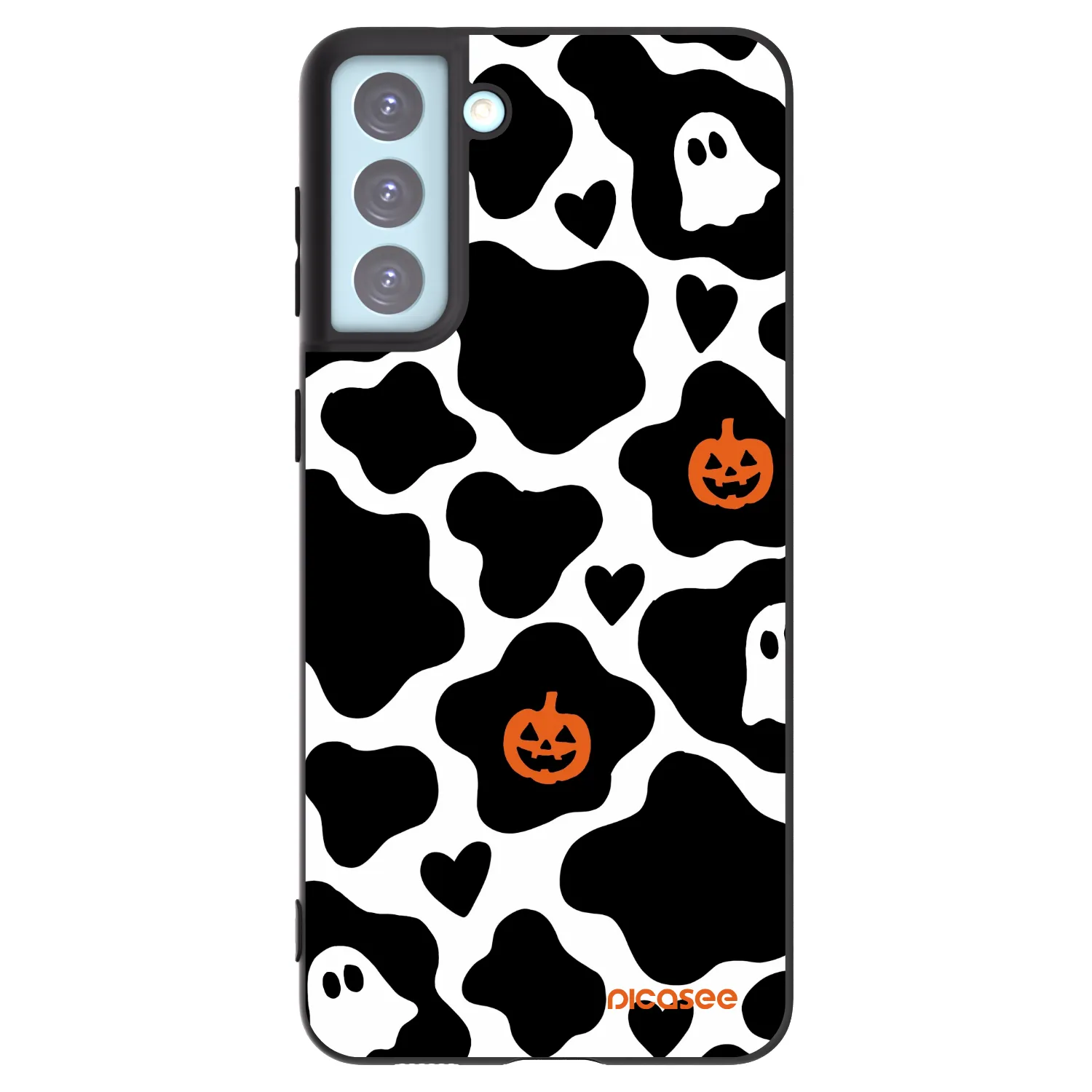 Picasee crna silikonska maskica za Samsung Galaxy S21+ 5G G996F - Boow