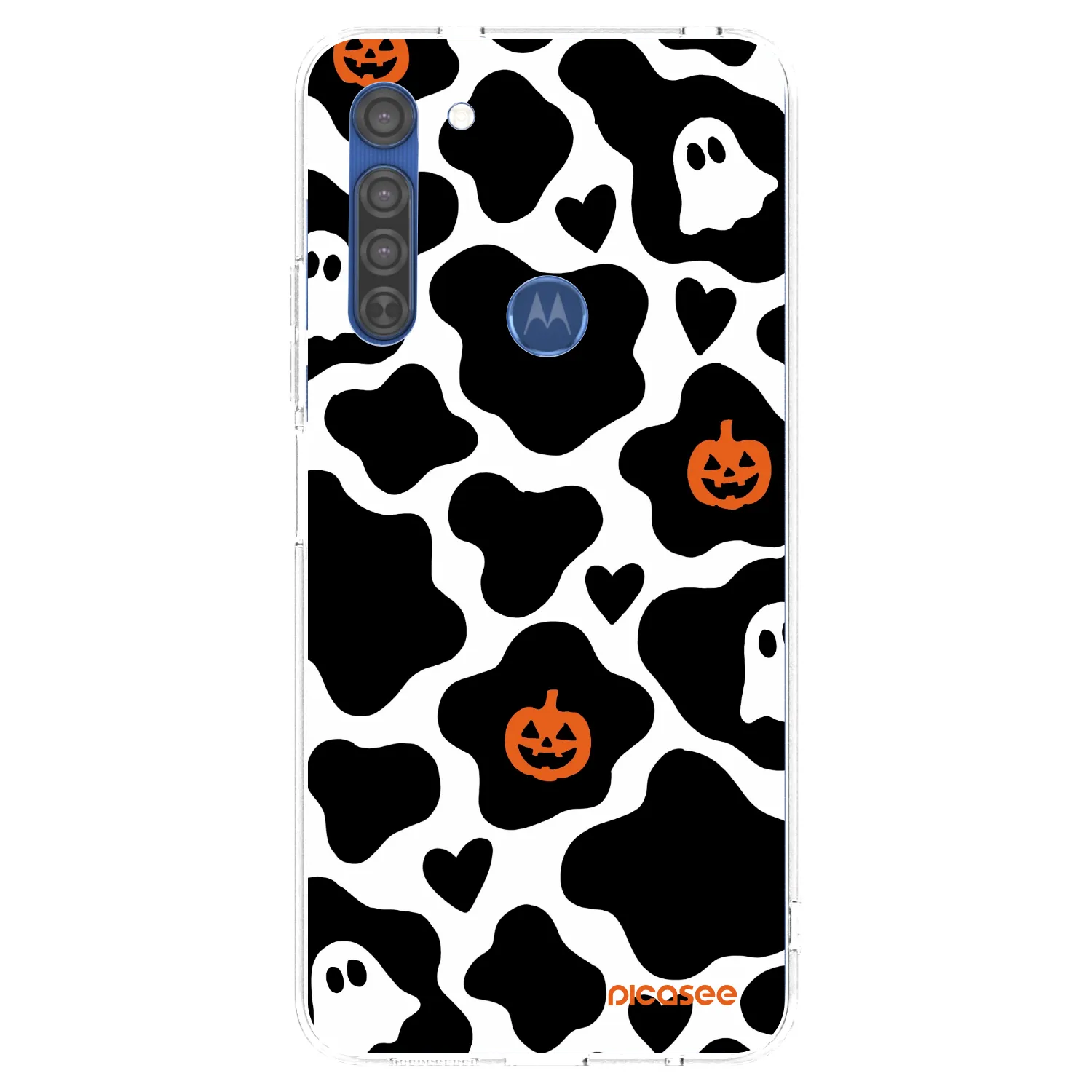 Picasee silikonska prozirna maskica za Motorola Moto G8 - Boow