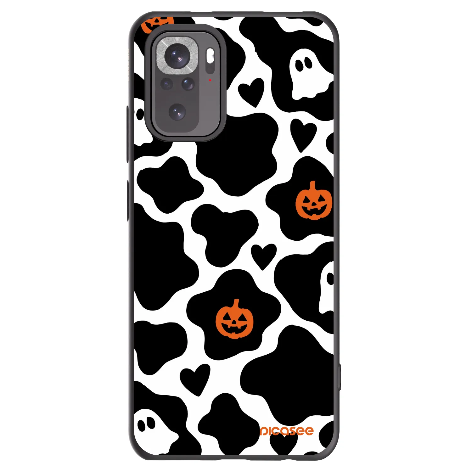 Picasee crna silikonska maskica za Xiaomi Redmi Note 10S - Boow