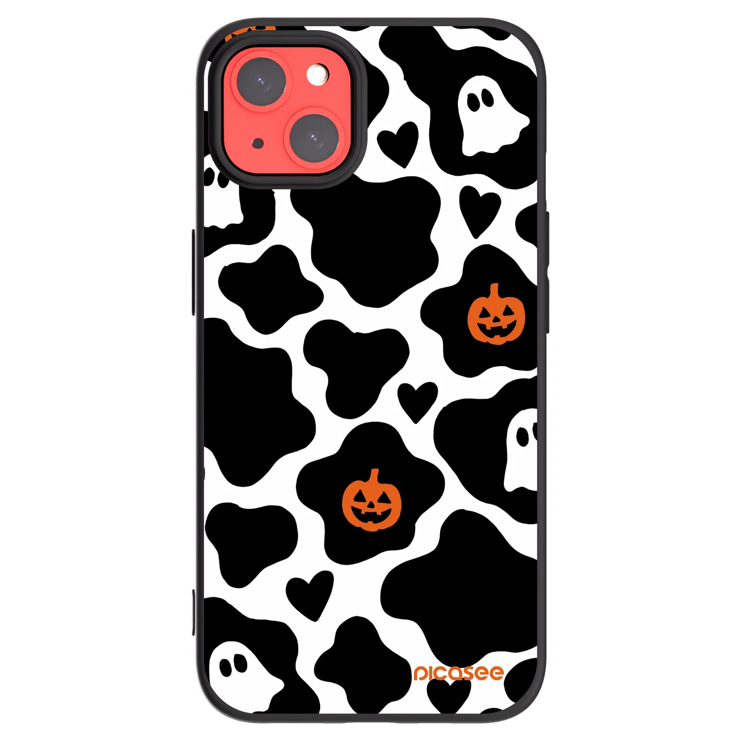 Picasee crna silikonska maskica za Apple iPhone 13 - Boow