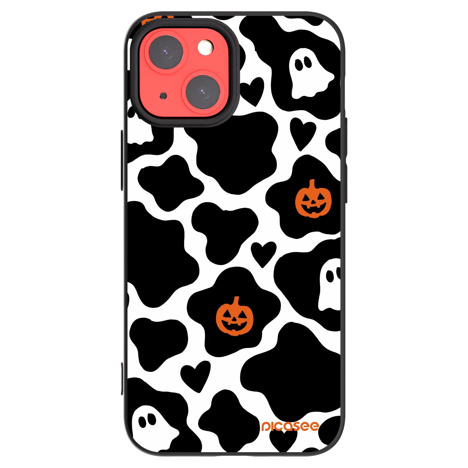 Picasee crna silikonska maskica za Apple iPhone 13 mini - Boow