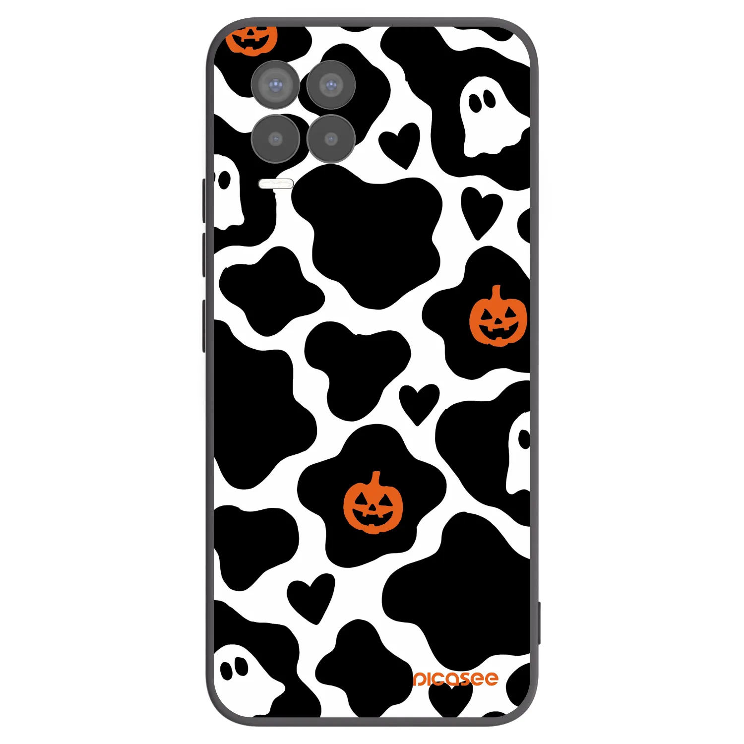 Picasee crna silikonska maskica za Realme 8 4G - Boow