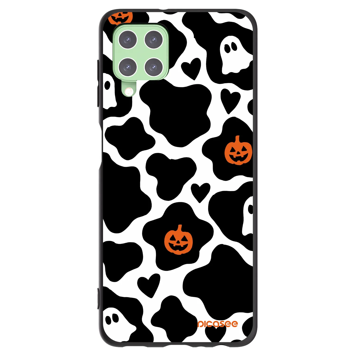 Picasee crna silikonska maskica za Samsung Galaxy A22 A225F 4G - Boow