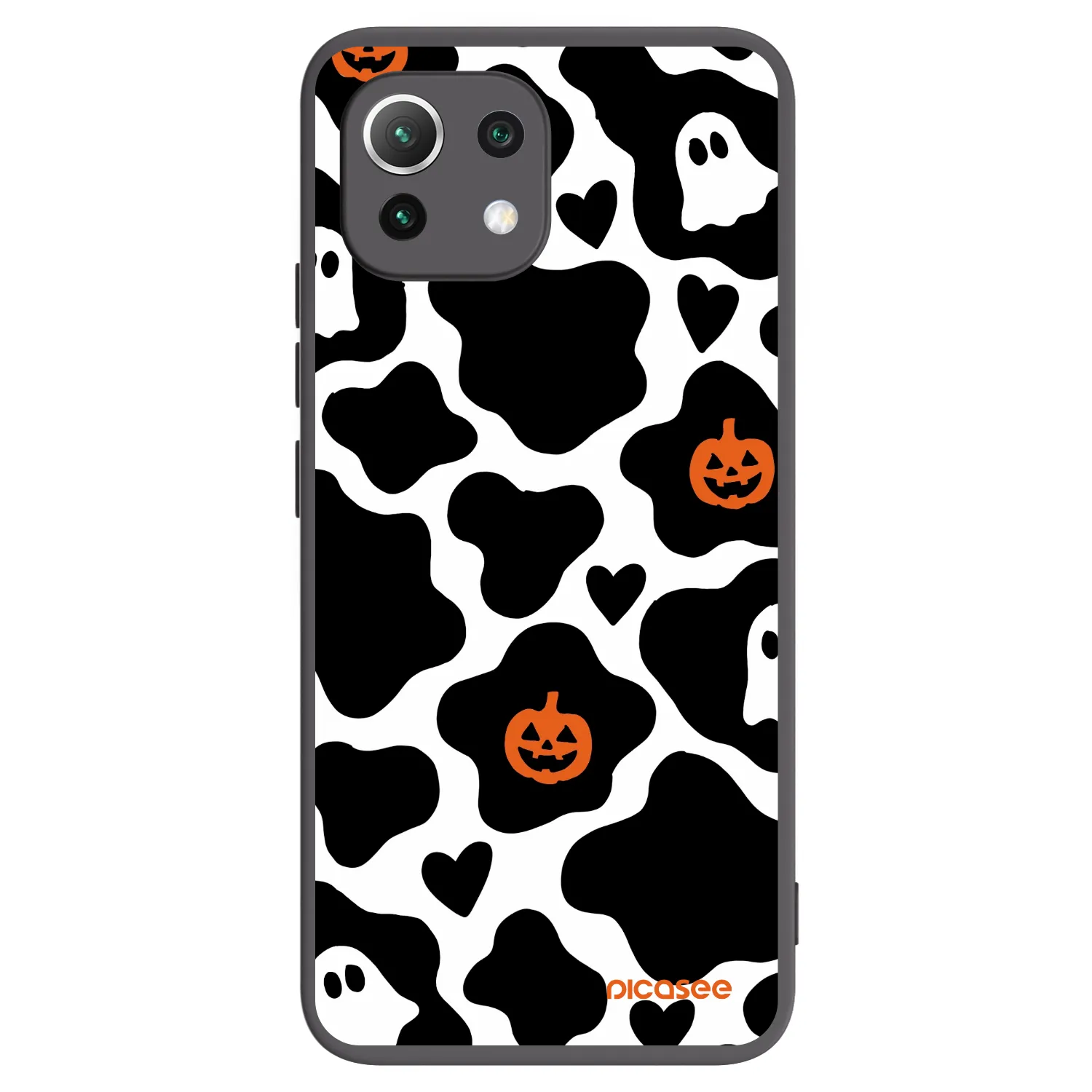 Picasee crna silikonska maskica za Xiaomi 11 Lite 5G NE - Boow