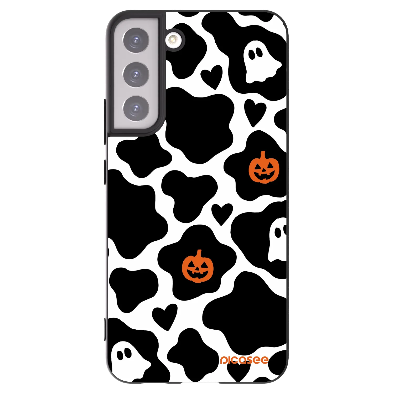Picasee crna silikonska maskica za Samsung Galaxy S22+ 5G - Boow