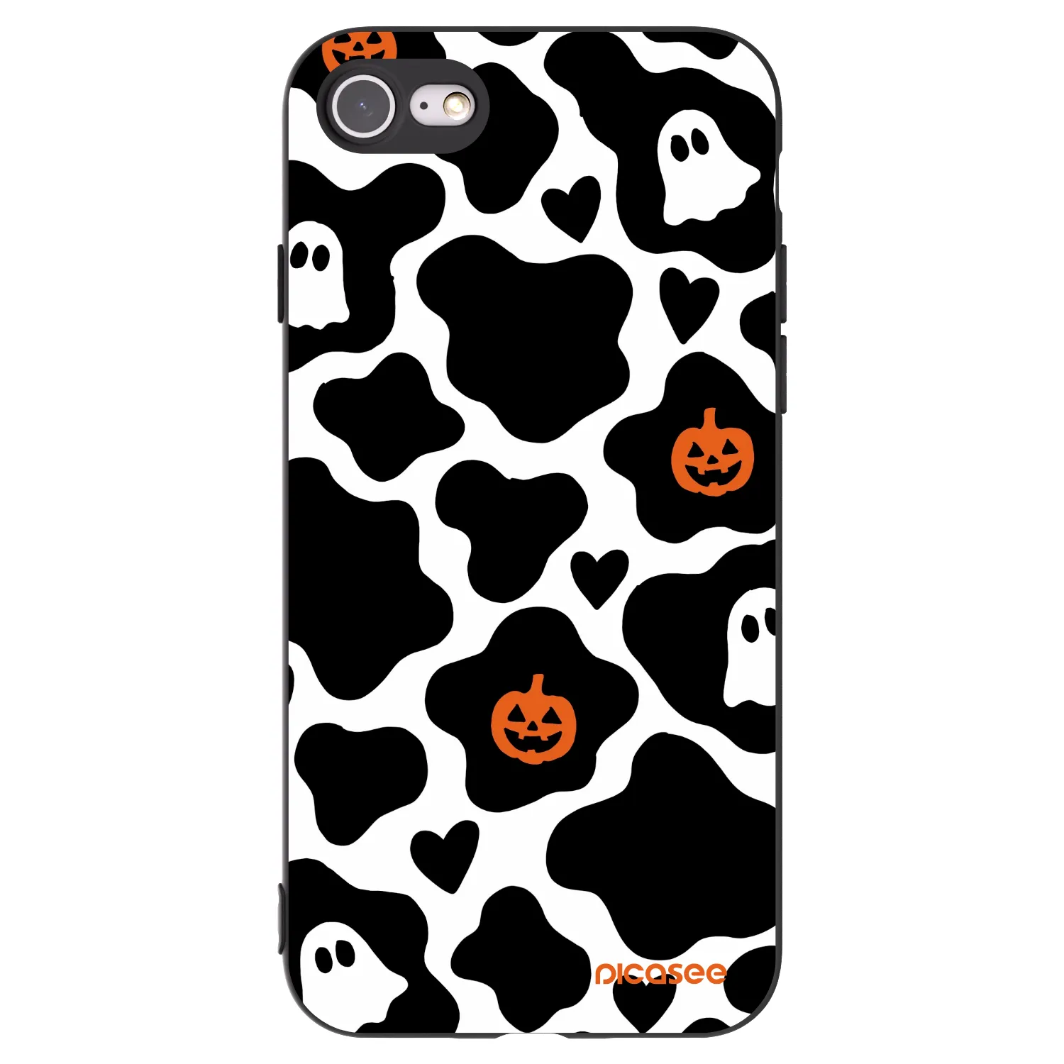 Picasee crna silikonska maskica za Apple iPhone SE 2022 - Boow