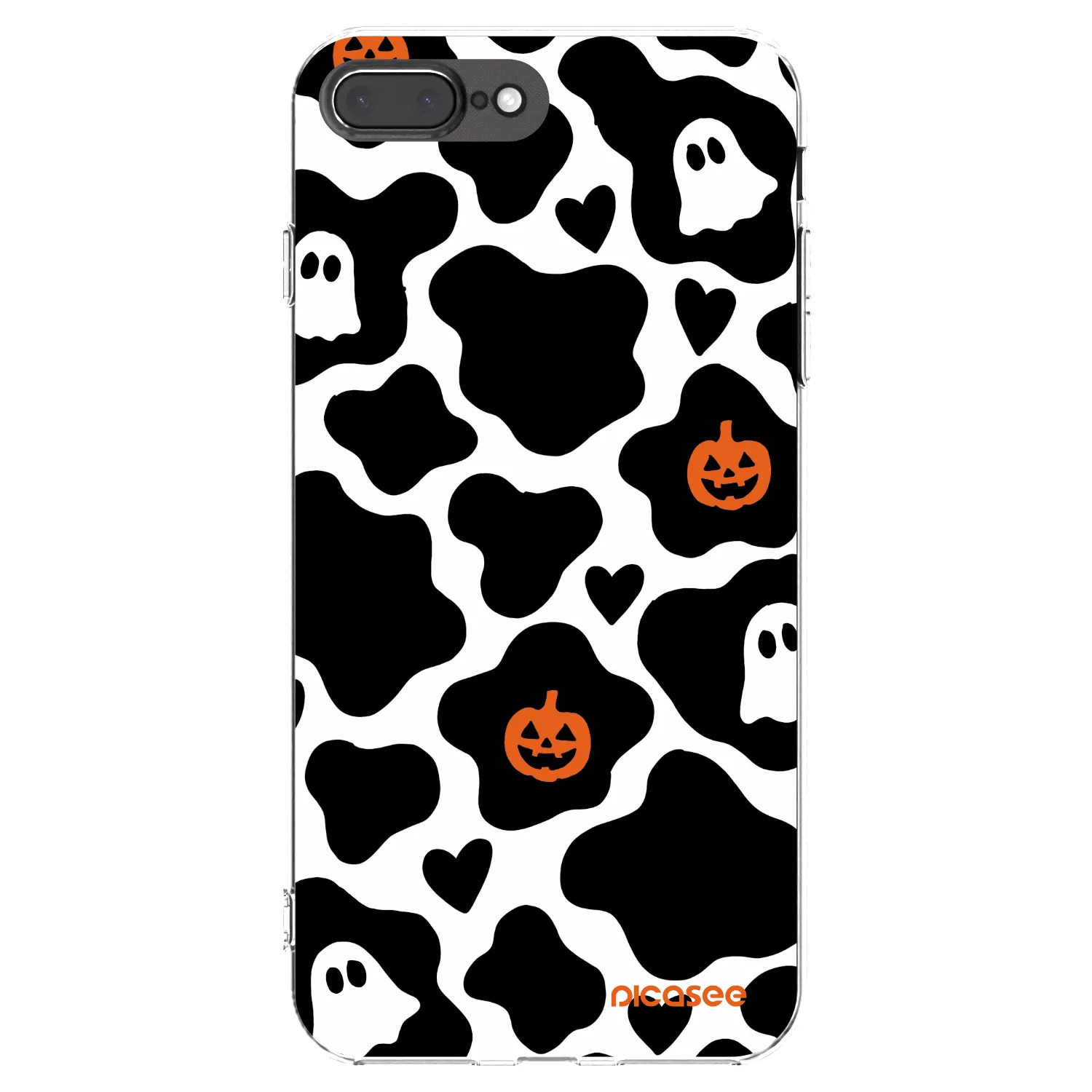 Picasee silikonska prozirna maskica za Apple iPhone 8 Plus - Boow