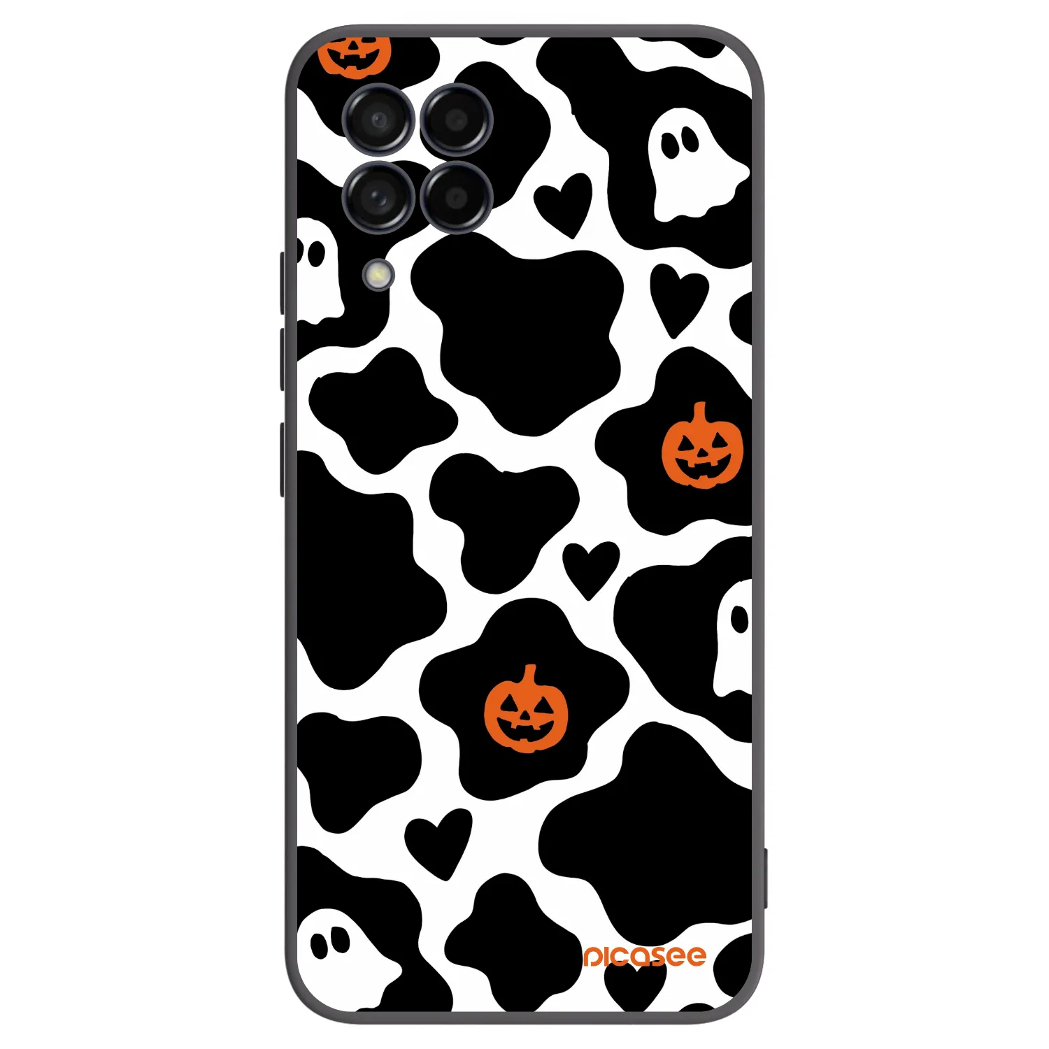 Picasee crna silikonska maskica za Samsung Galaxy M53 5G - Boow