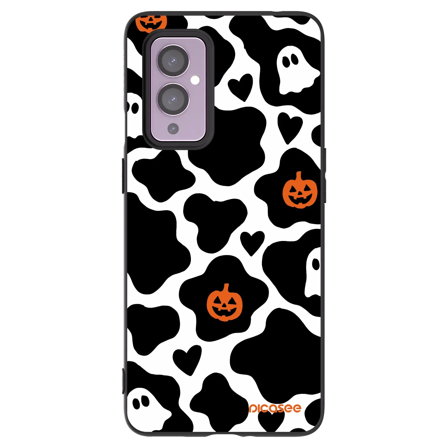 Picasee crna silikonska maskica za OnePlus 9 - Boow