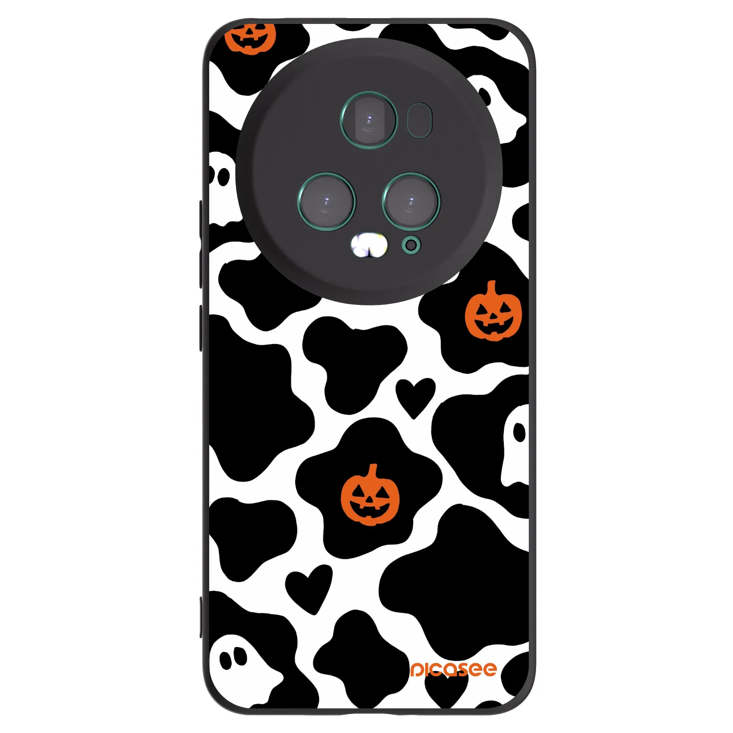 Picasee crna silikonska maskica za Honor Magic5 Pro - Boow
