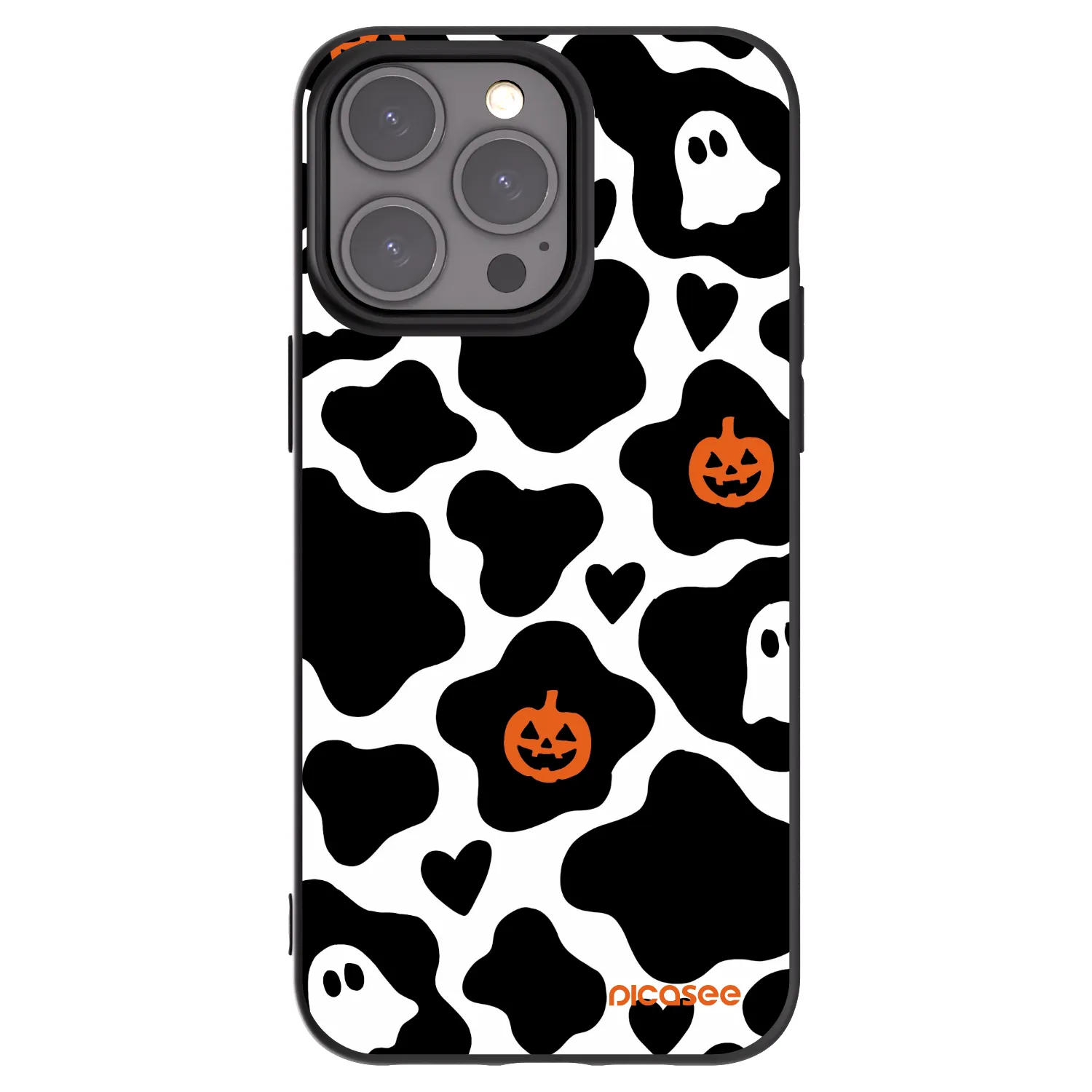 Picasee crna silikonska maskica za Apple iPhone 15 Pro Max - Boow