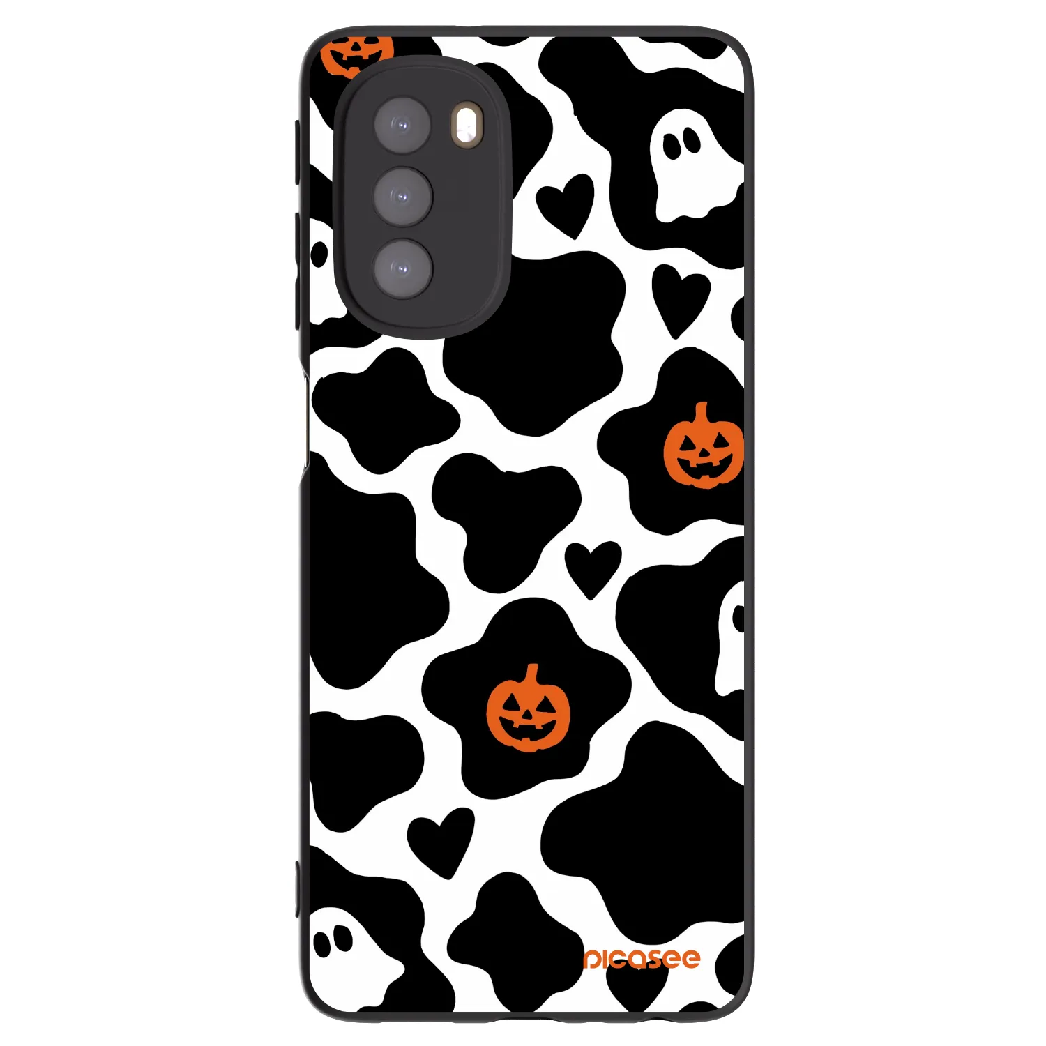 Picasee crna silikonska maskica za Motorola Moto G51 - Boow