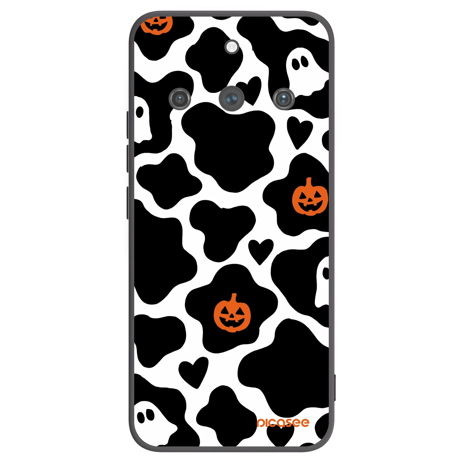 Picasee crna silikonska maskica za Realme 11 Pro+ - Boow