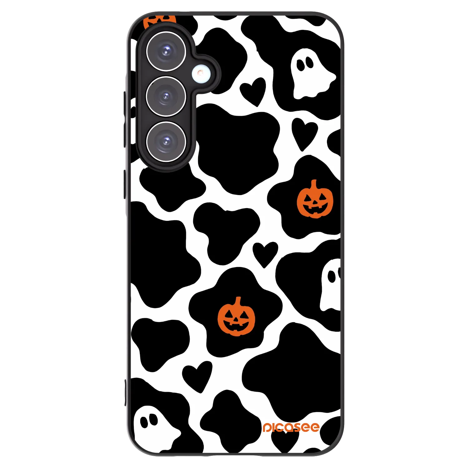 Picasee crna silikonska maskica za Samsung Galaxy A55 5G A556B - Boow