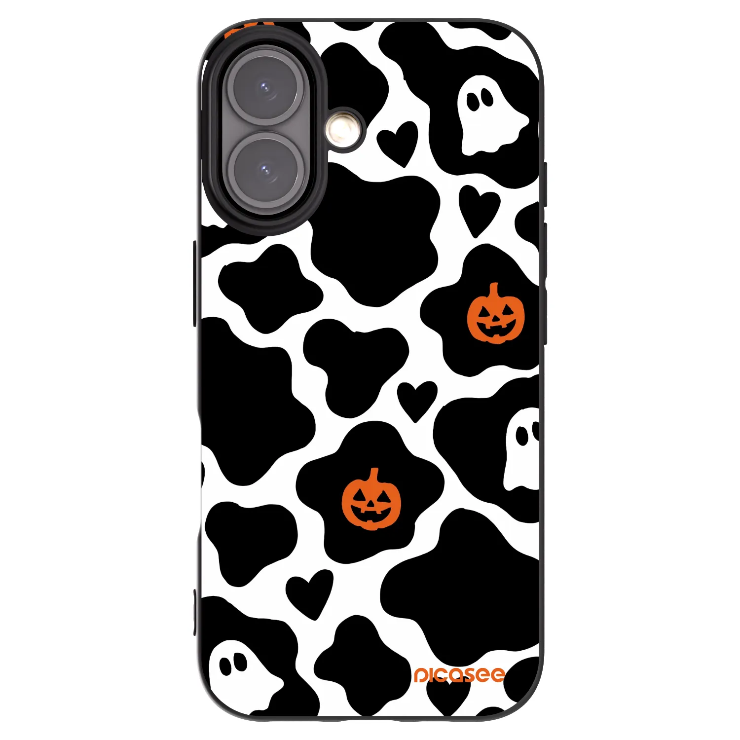 Picasee crna silikonska maskica za Apple iPhone 16 - Boow