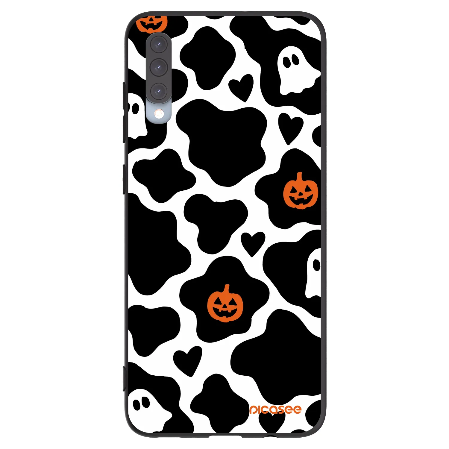 Picasee crna silikonska maskica za Samsung Galaxy A70 A705F - Boow