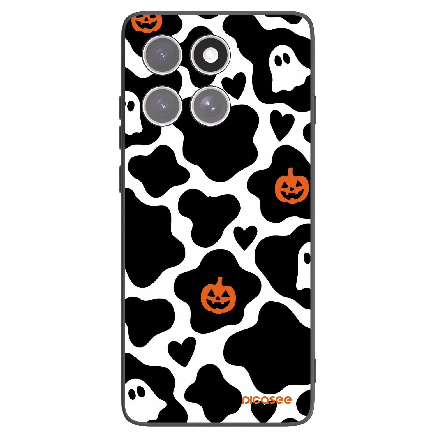 Picasee crna silikonska maskica za Motorola Edge 60 Pro - Boow