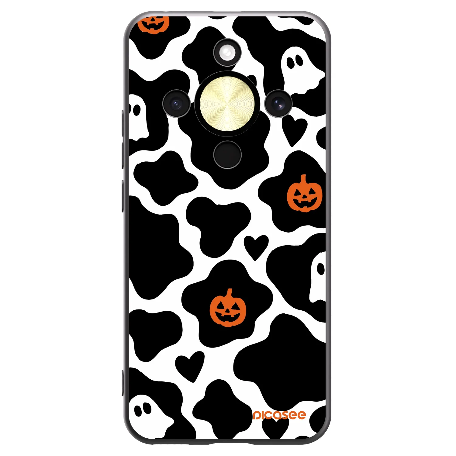 Picasee crna silikonska maskica za Honor Magic8 Lite 5G - Boow