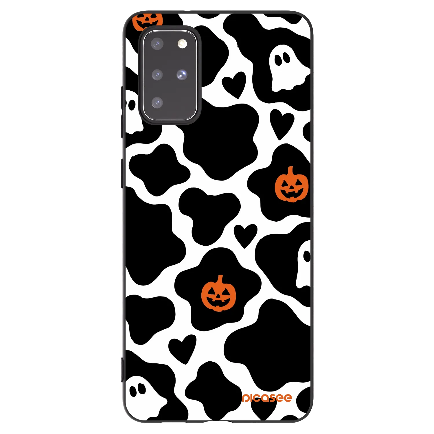 Picasee crna silikonska maskica za Samsung Galaxy S20+ G985F - Boow
