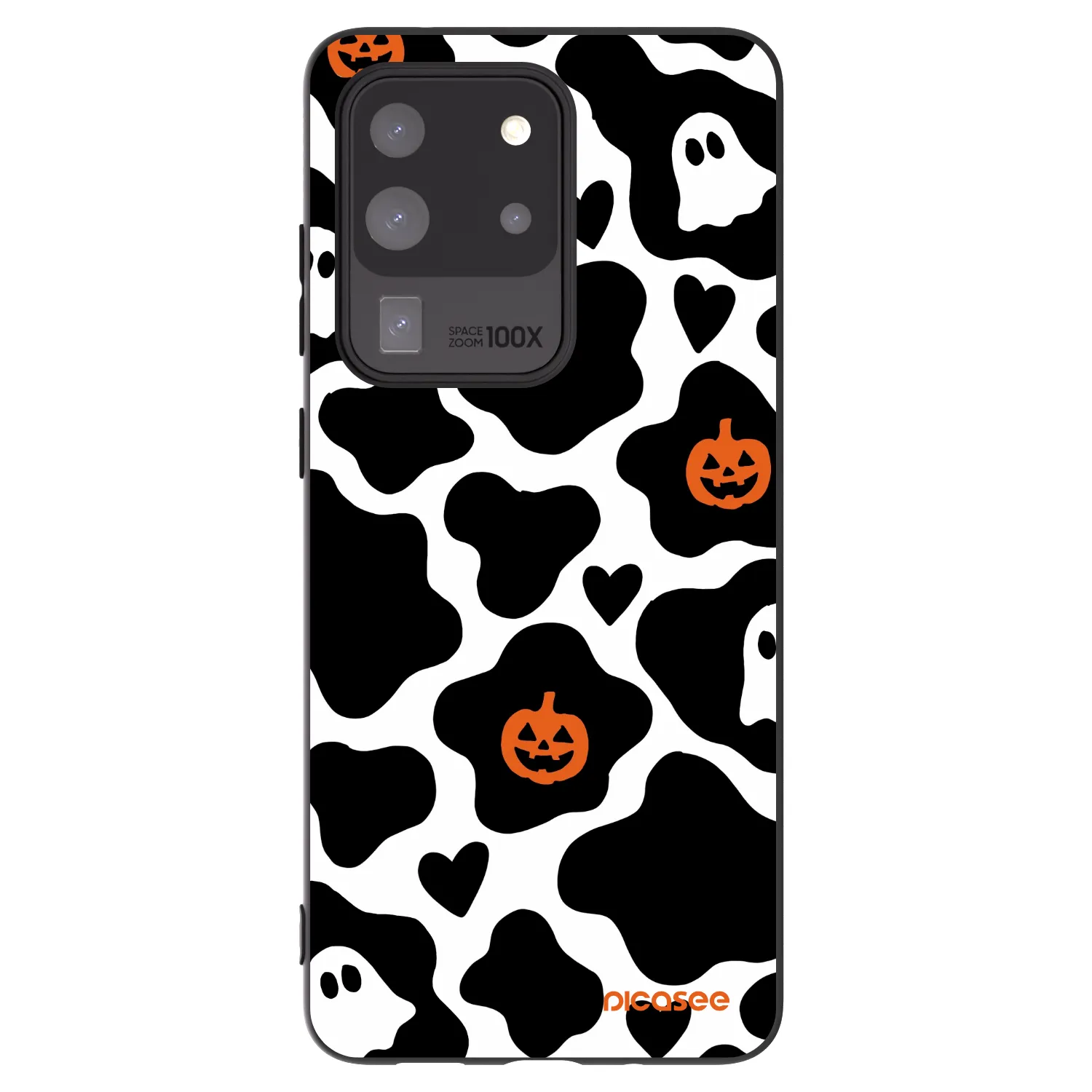 Picasee crna silikonska maskica za Samsung Galaxy S20 Ultra 5G G988F - Boow