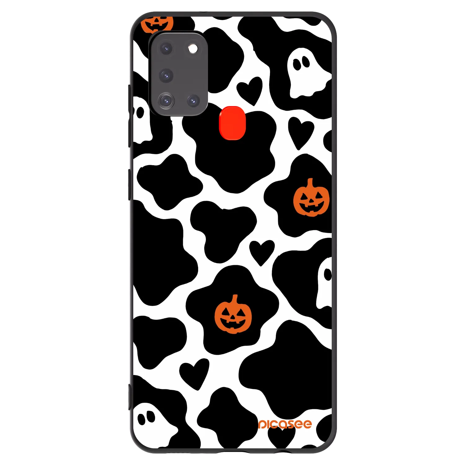 Picasee crna silikonska maskica za Samsung Galaxy A21s - Boow