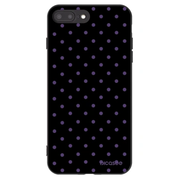 Picasee crna silikonska maskica za Apple iPhone 8 Plus - Flickers