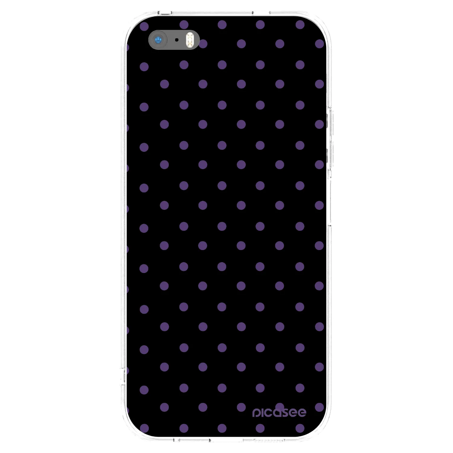 Picasee silikonska prozirna maskica za Apple iPhone 5/5S/SE - Flickers