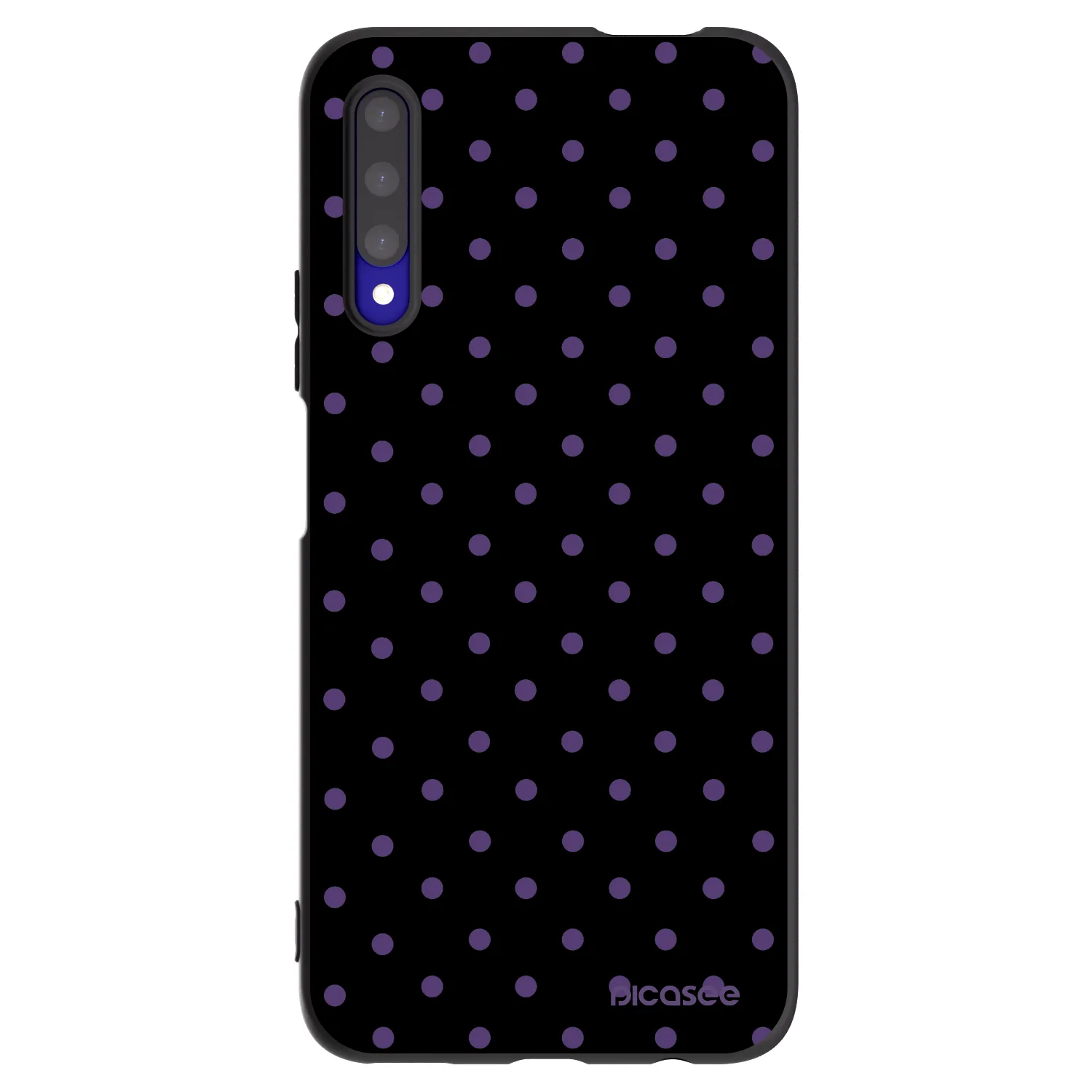 Picasee crna silikonska maskica za Honor 9X Pro - Flickers