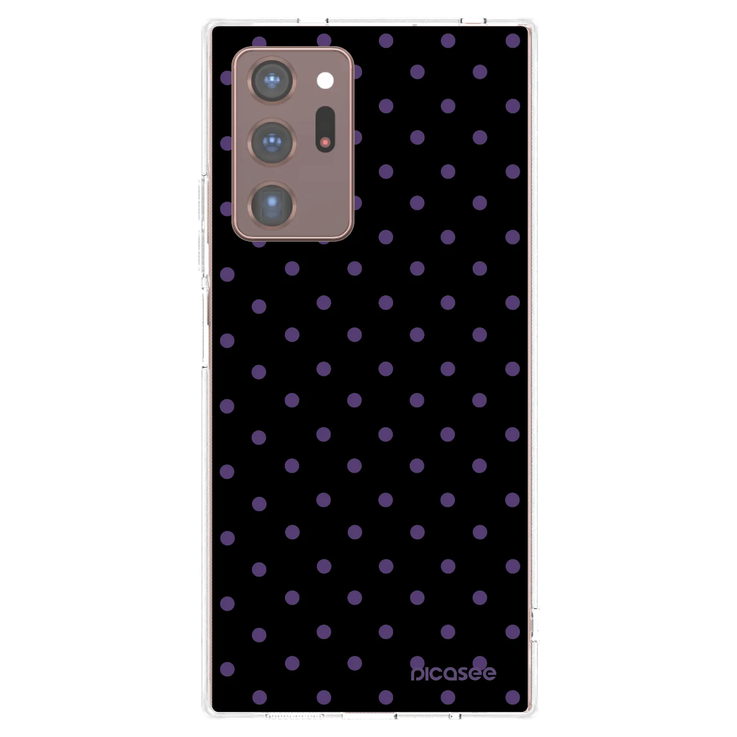 Picasee silikonska prozirna maskica za Samsung Galaxy Note 20 Ultra - Flickers