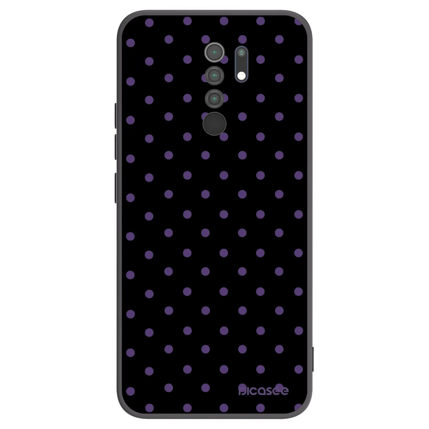 Picasee crna silikonska maskica za Xiaomi Redmi 9 - Flickers