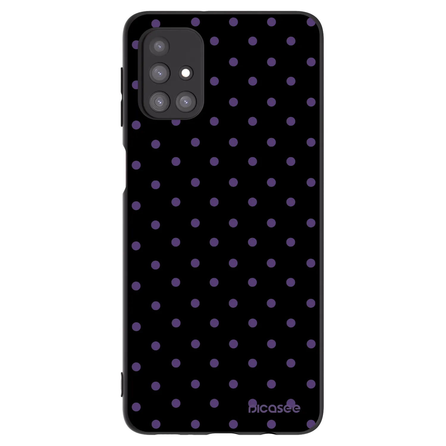 Picasee crna silikonska maskica za Samsung Galaxy M31s - Flickers