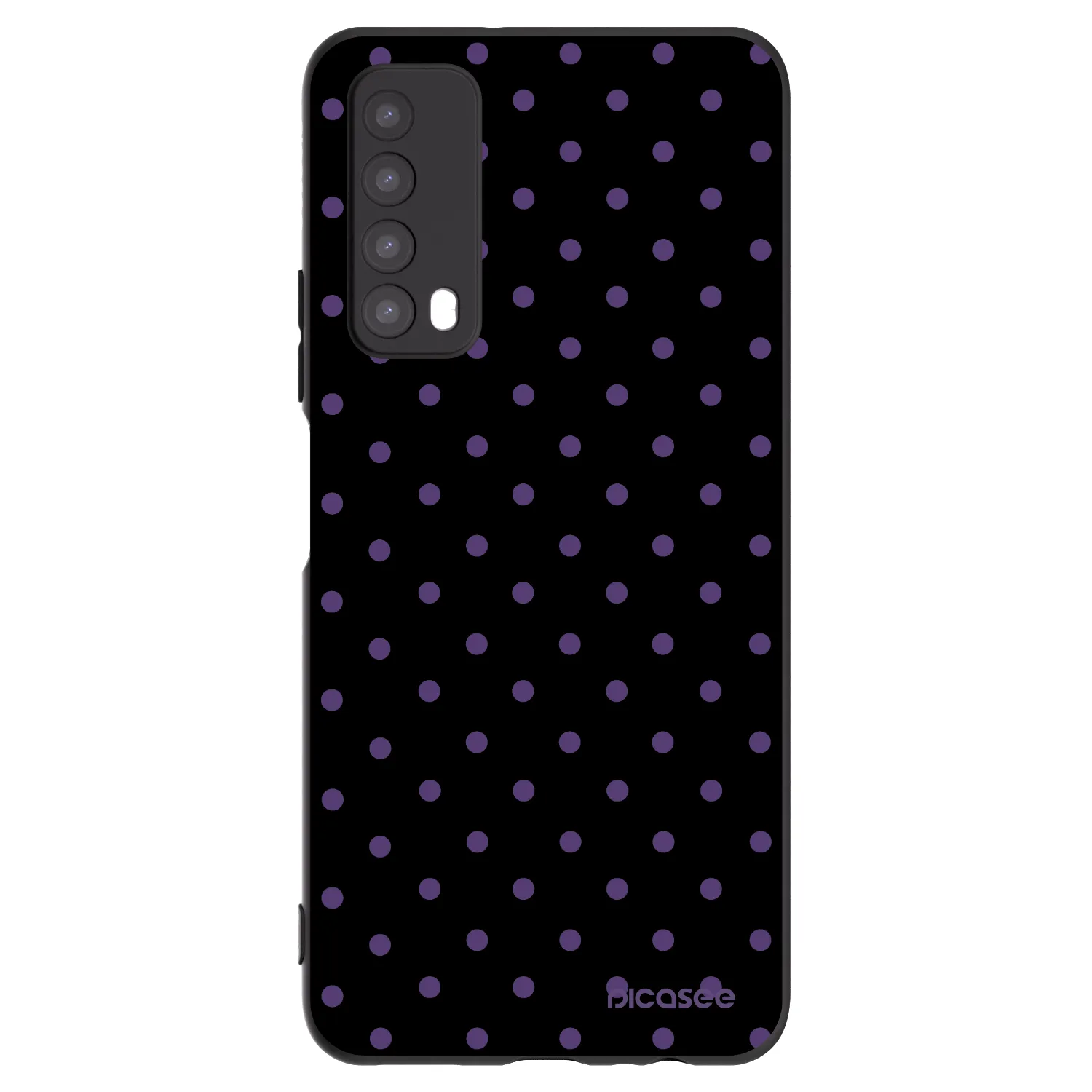 Picasee crna silikonska maskica za Huawei P Smart 2021 - Flickers