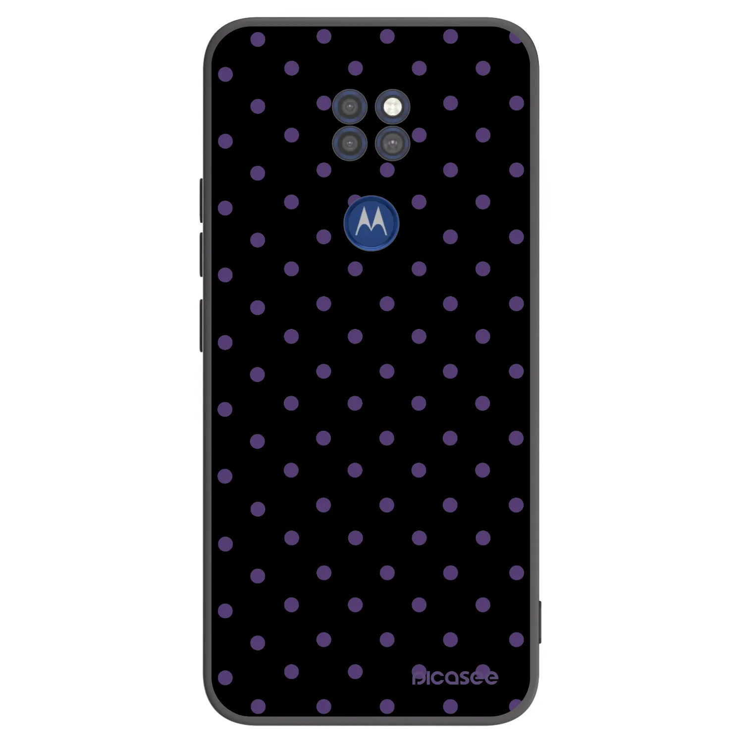 Picasee crna silikonska maskica za Motorola Moto G9 Play - Flickers