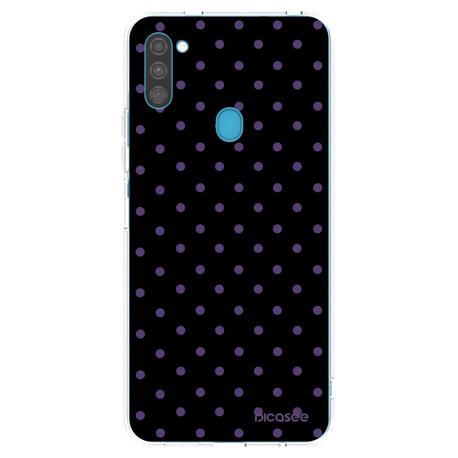 Picasee silikonska prozirna maskica za Samsung Galaxy M11 - Flickers