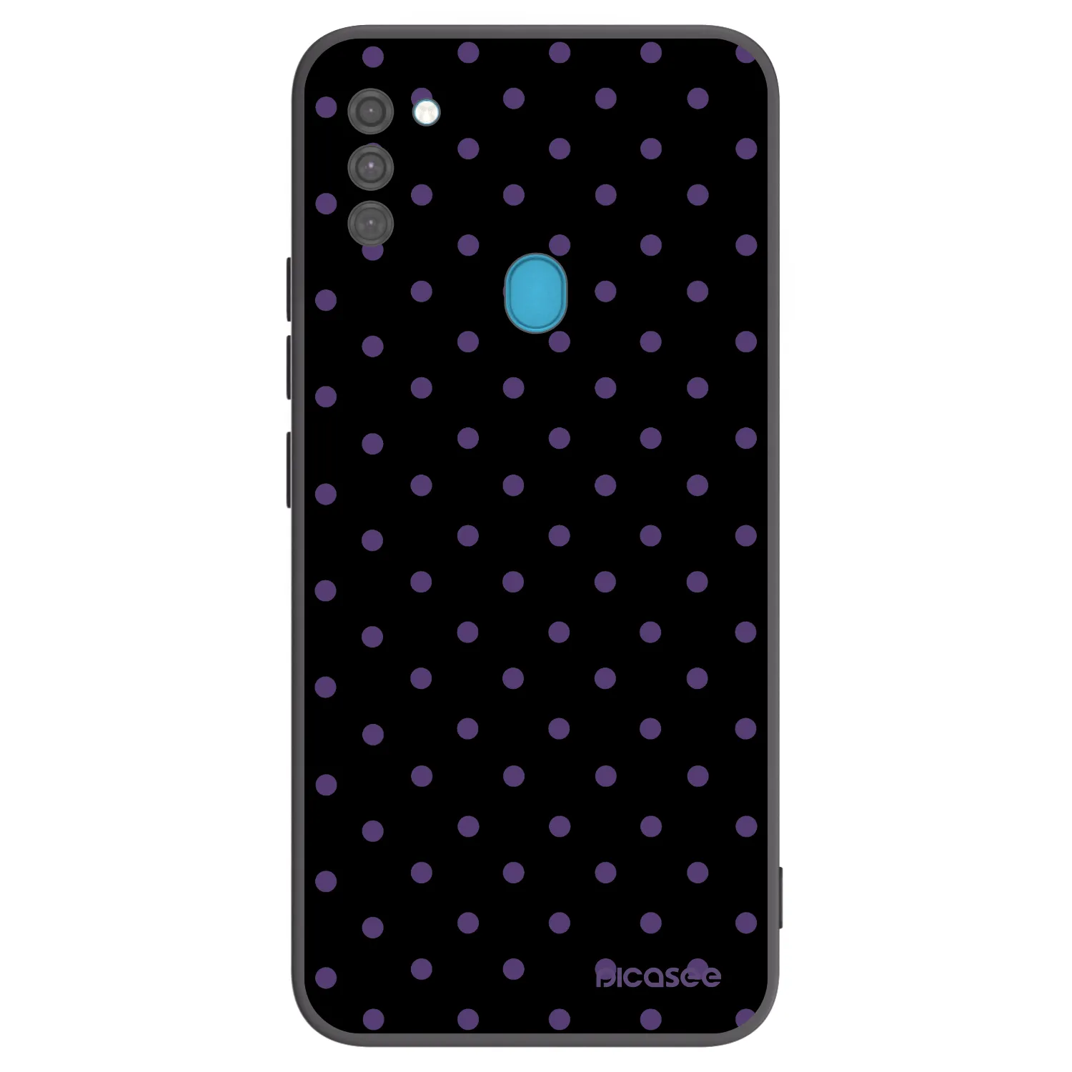 Picasee crna silikonska maskica za Samsung Galaxy M11 - Flickers