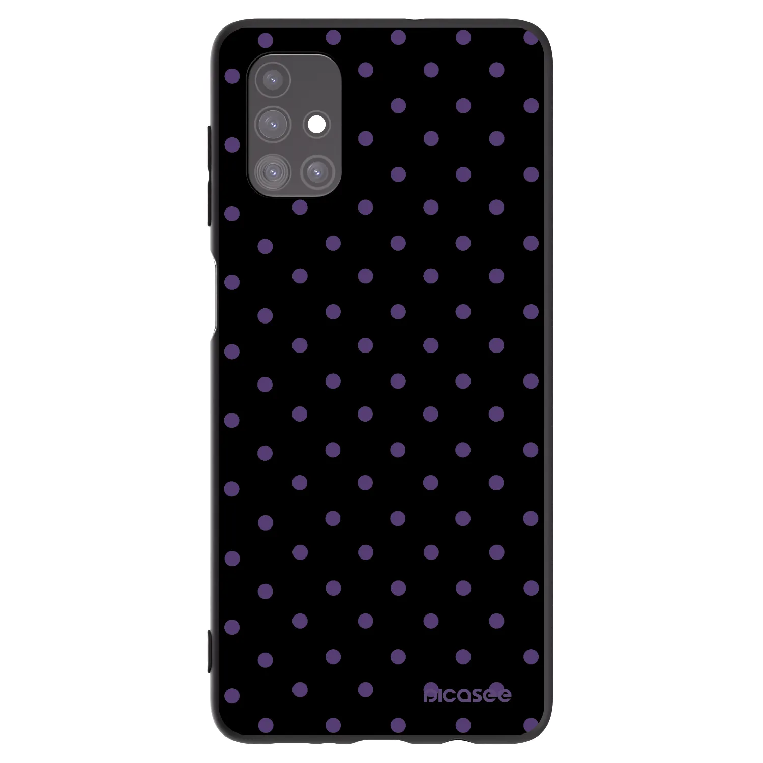 Picasee crna silikonska maskica za Samsung Galaxy M51 M515F - Flickers
