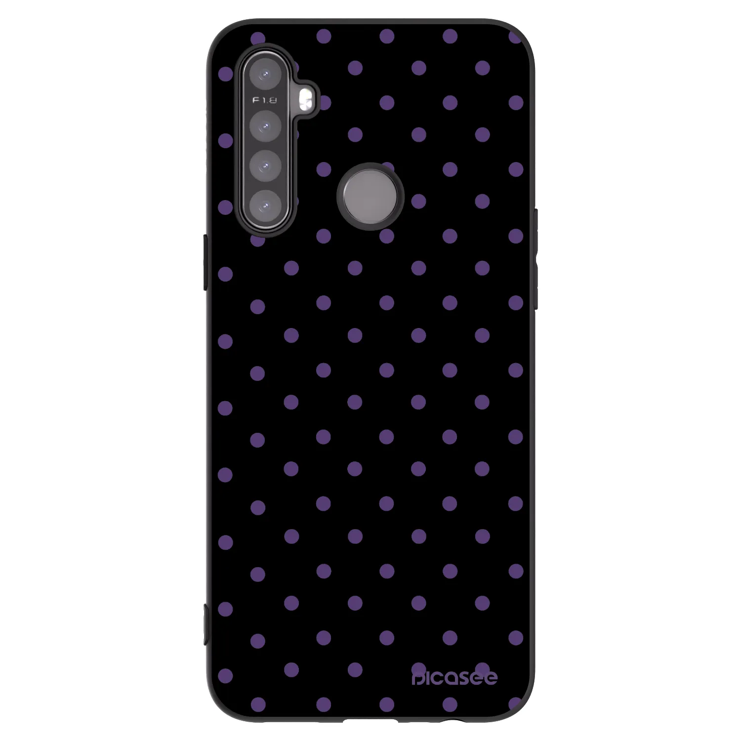 Picasee crna silikonska maskica za Realme 6i - Flickers