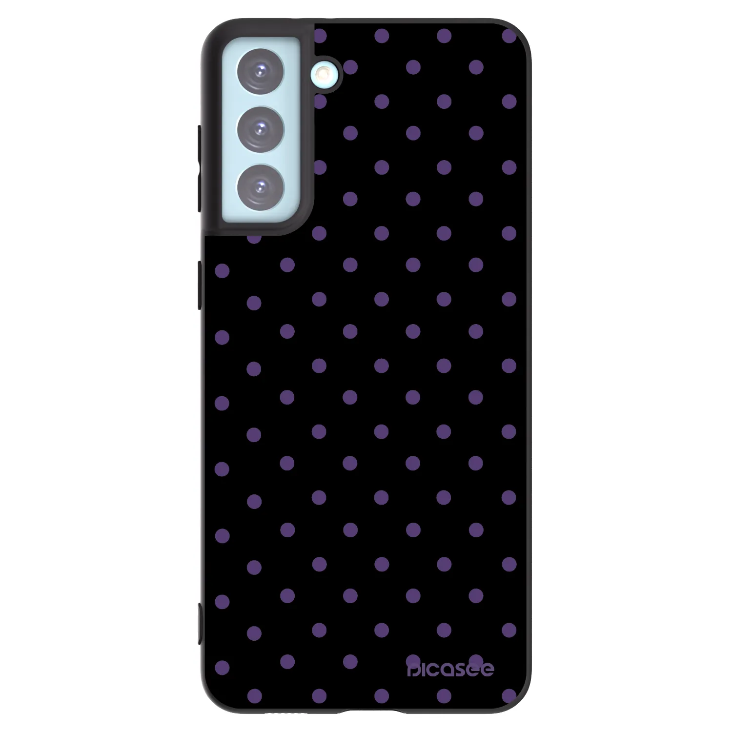 Picasee crna silikonska maskica za Samsung Galaxy S21+ 5G G996F - Flickers