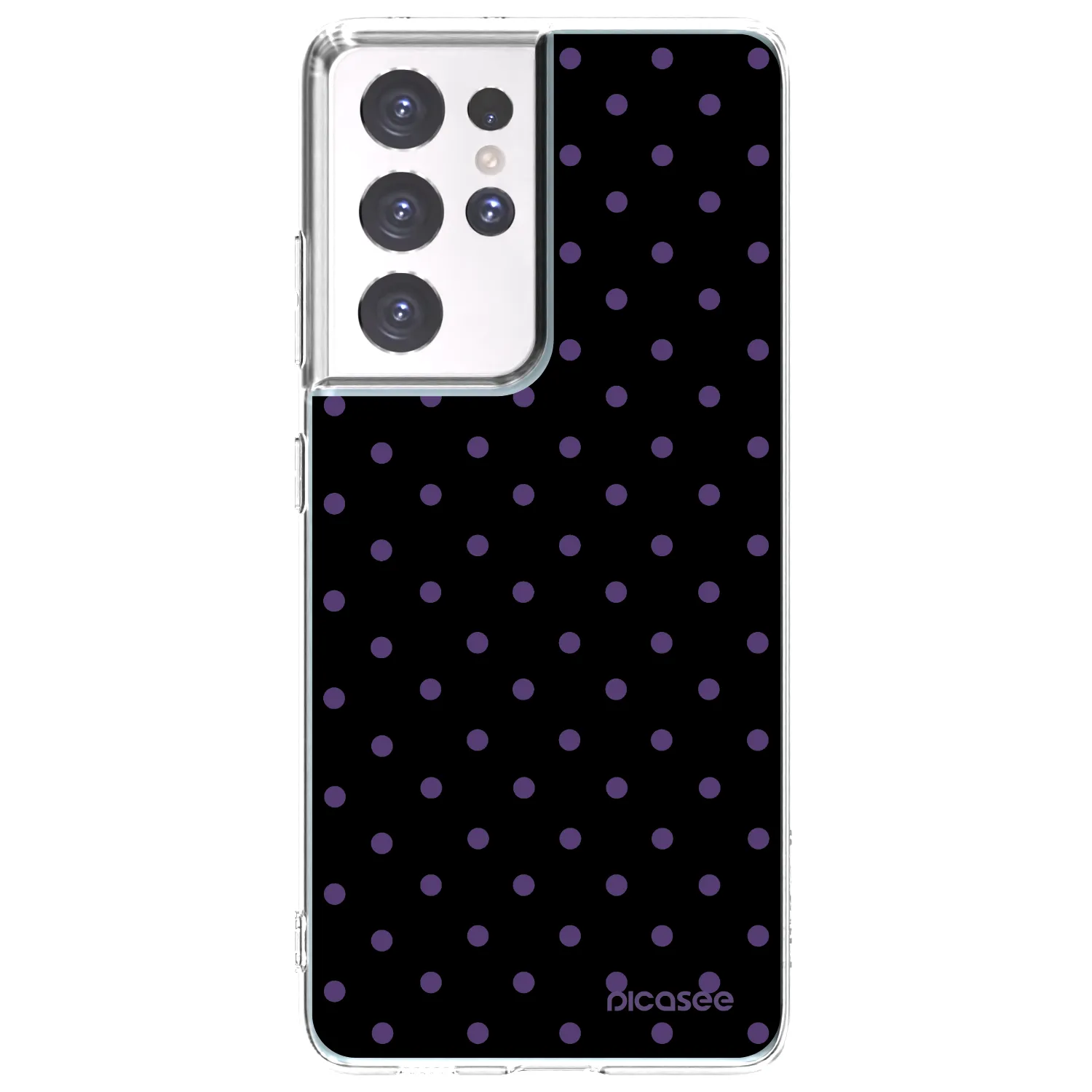 Picasee silikonska prozirna maskica za Samsung Galaxy S21 Ultra 5G G998B - Flickers