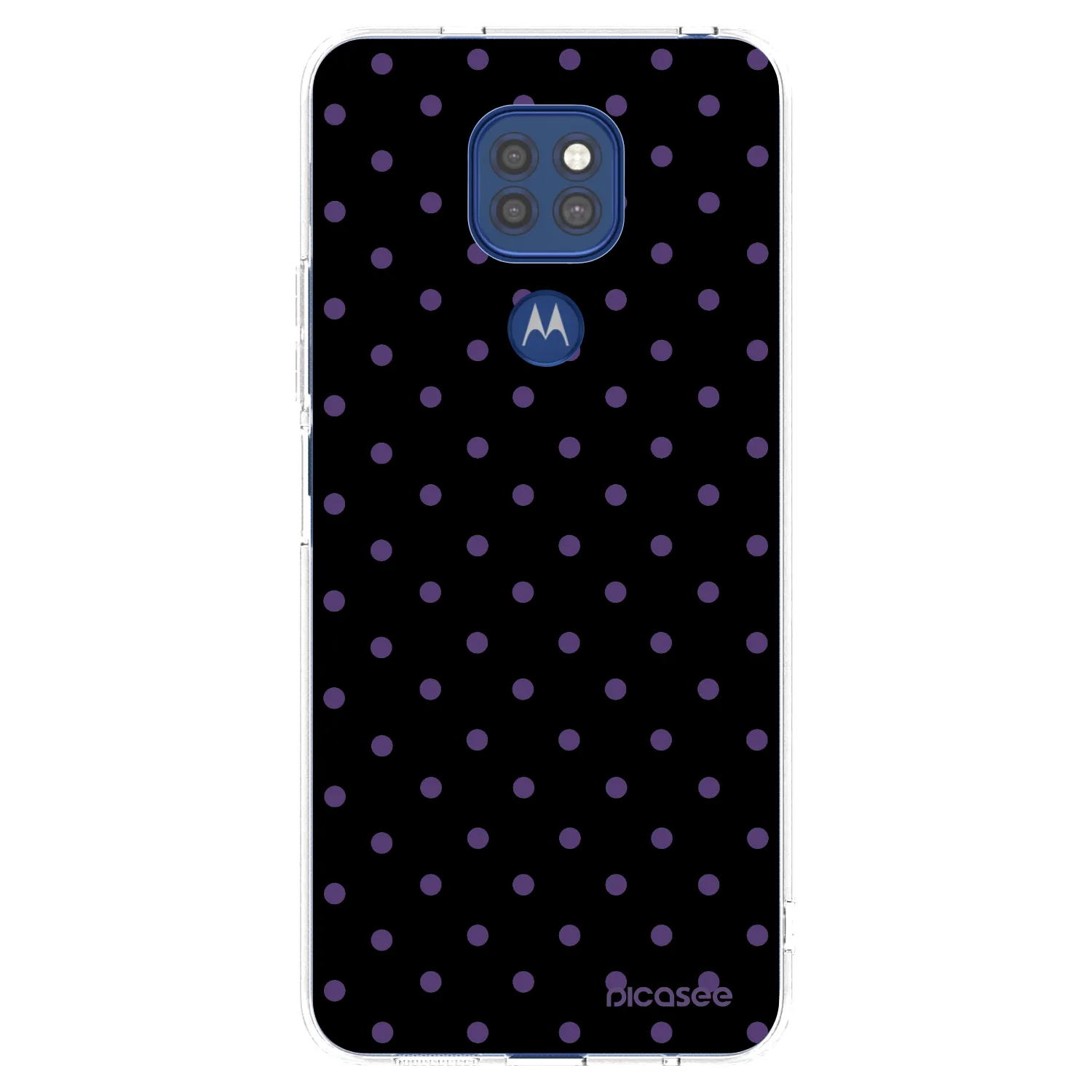 Picasee silikonska prozirna maskica za Motorola Moto G9 Play - Flickers