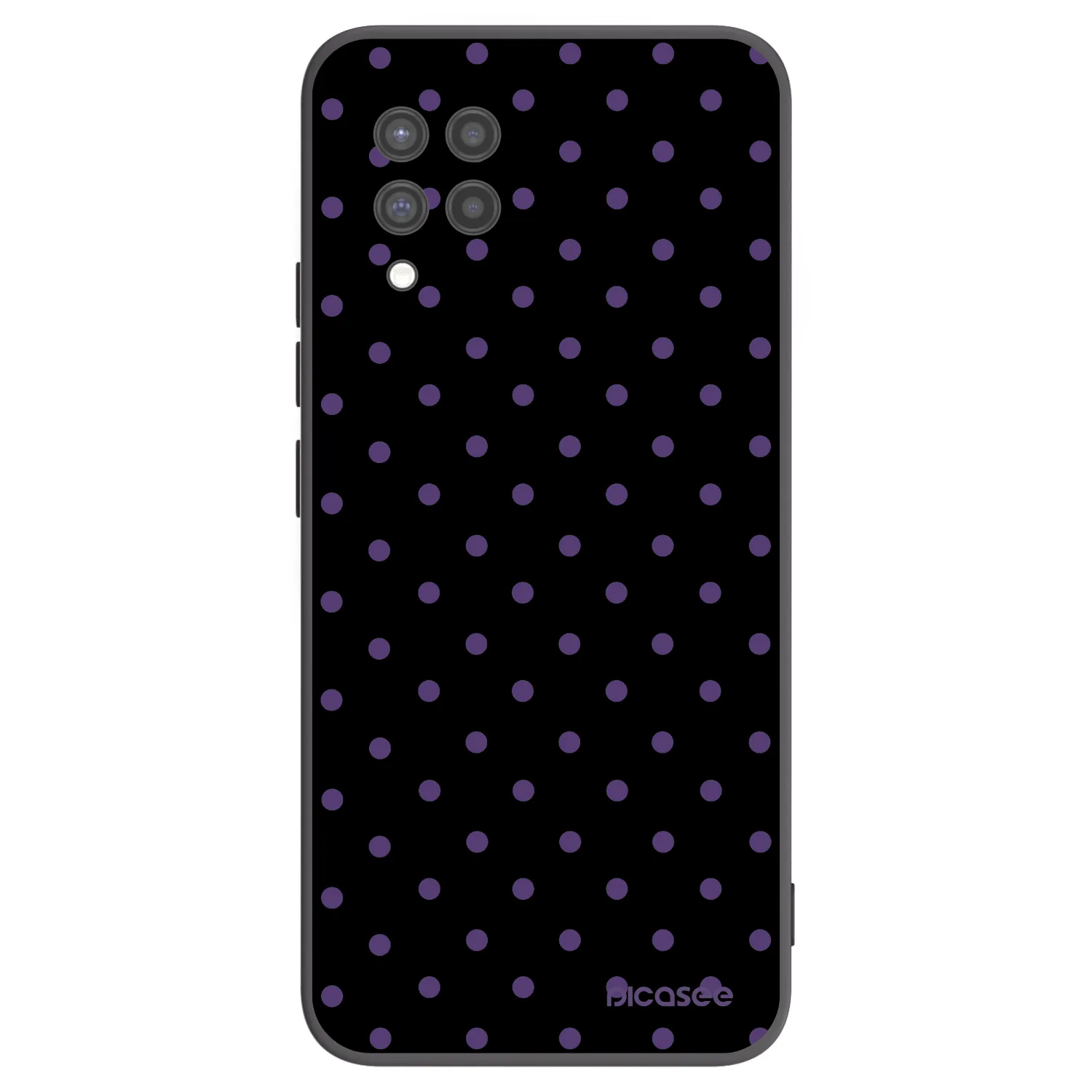 Picasee crna silikonska maskica za Samsung Galaxy A42 A426B - Flickers