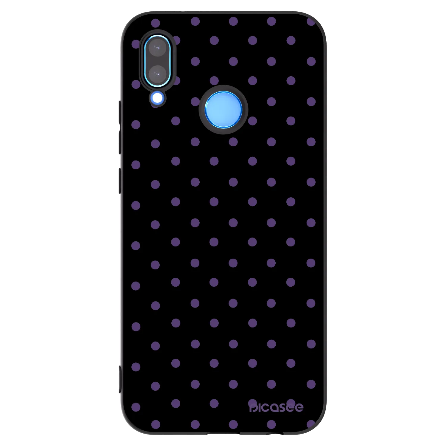 Picasee crna silikonska maskica za Huawei P20 Lite - Flickers