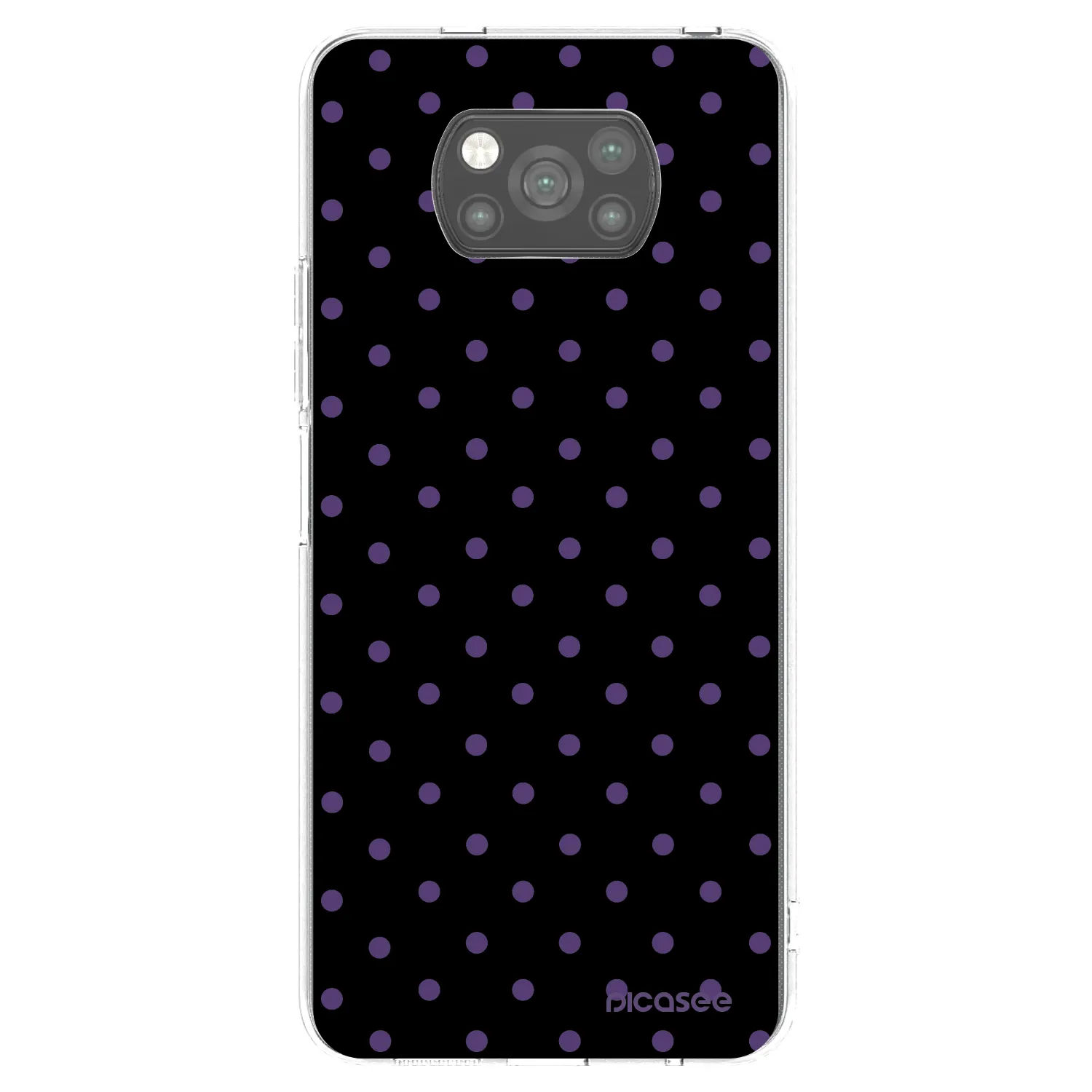 Picasee crna silikonska maskica za Xiaomi Poco X3 Pro - Flickers